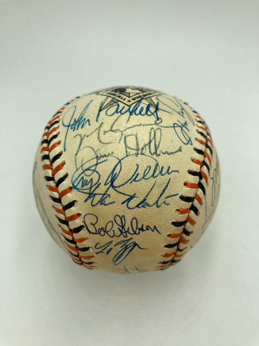 1993 All Star Game Team Signed Baseball 32 Sigs Barry Bonds Tony Gwynn JSA COA