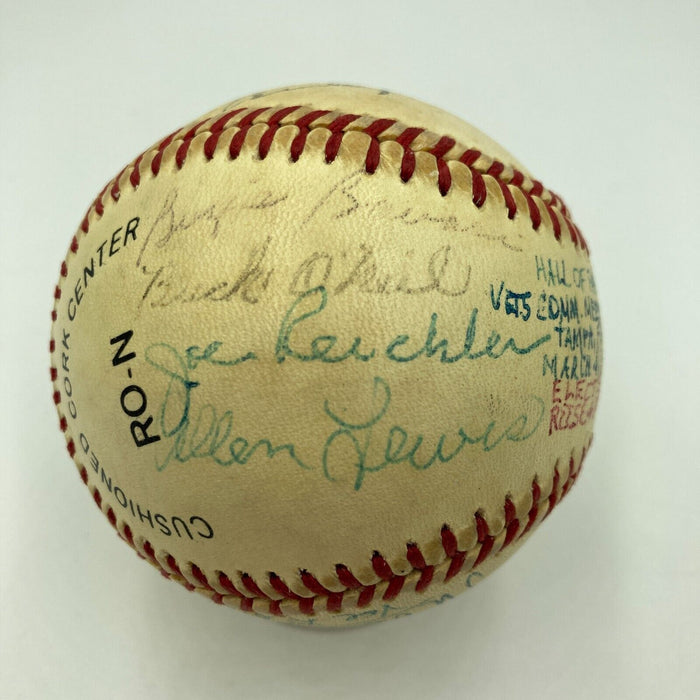 1984 Baseball Hall Of Fame Veterans Committee Signed Baseball With Stan Musial