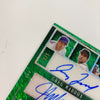 2024 Leaf Greg Maddux John Smoltz Tom Glavine Pedro Martinez Auto 1/1 One Of One