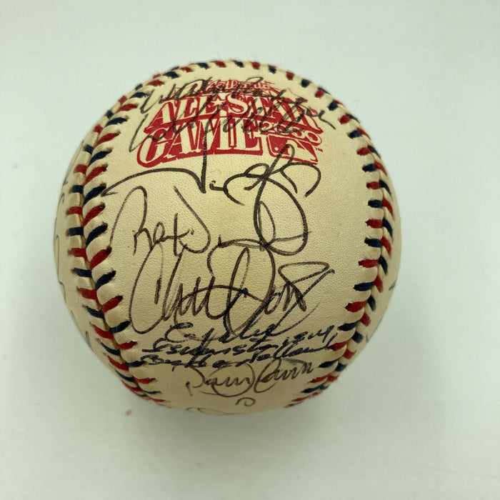 2000 All Star Game Team Signed Baseball Derek Jeter Alex Rodriguez JSA COA