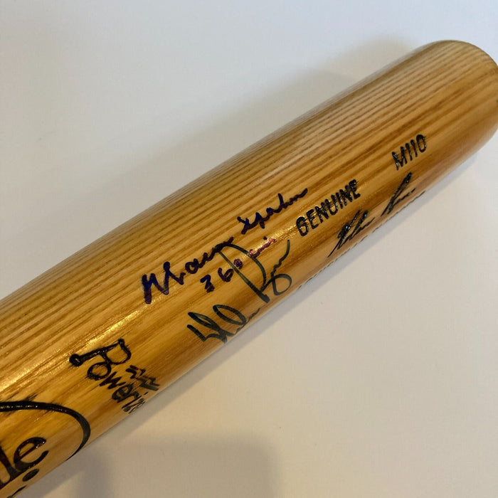 300 Win Club Signed Baseball Bat Nolan Ryan Warren Spahn JSA COA