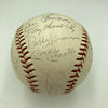 Joe Dimaggio Mickey Mantle New York Yankees HOF Legends Signed Baseball JSA COA