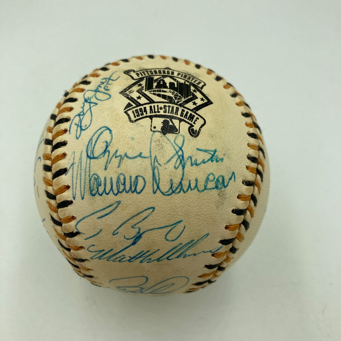 1994 All Star Game National League Team Signed Baseball Barry Bonds PSA DNA COA