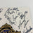1995 Atlanta Braves Team Signed World Series Patch JSA COA Maddux Smoltz Chipper