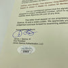 1995 Atlanta Braves World Series Champs Team Signed National League Baseball JSA