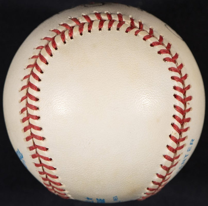 President Ronald Reagan Single Signed Baseball PSA DNA COA & White House Letter