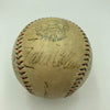 Eddie Collins Al Simmons Cochrane 1929 A's W.S Champs Team Signed Baseball JSA