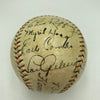 Babe Ruth & Lou Gehrig 1934 New York Yankees Team Signed Baseball JSA COA