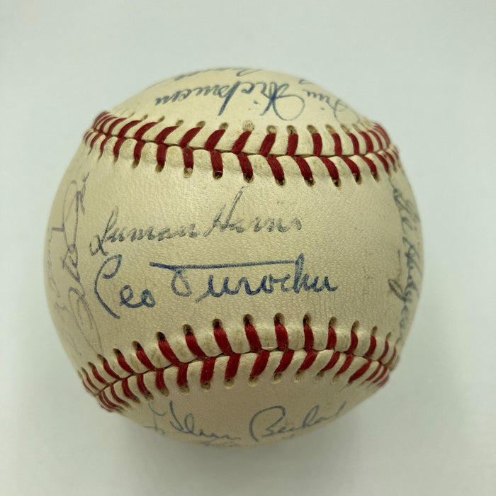 1970 All Star Game Team Signed Baseball Roberto Clemente Willie Mays Beckett COA