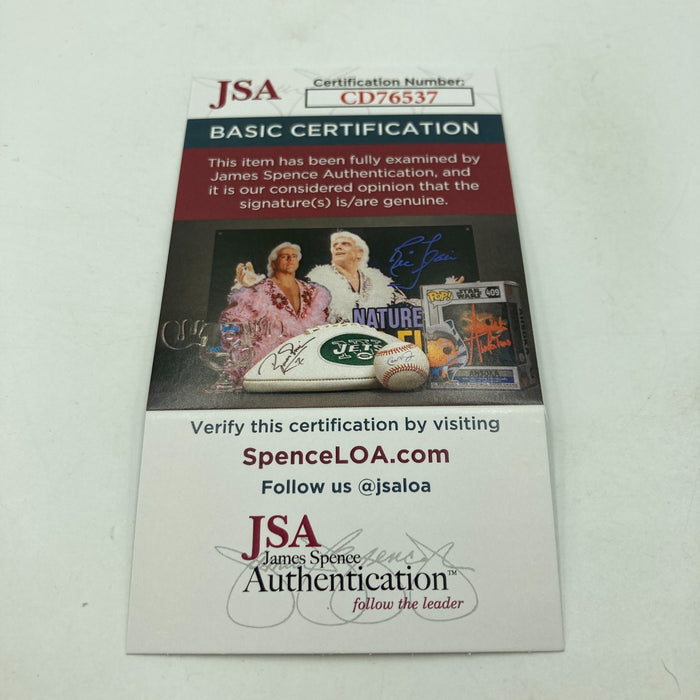 Augie Donatelli & Paul Pryor Umpire Signed American League Baseball JSA COA