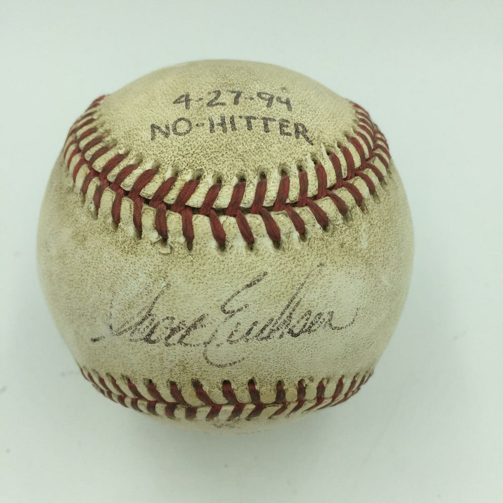 Scott Erickson No Hitter April 27, 1994 Signed Game Used Baseball With JSA COA