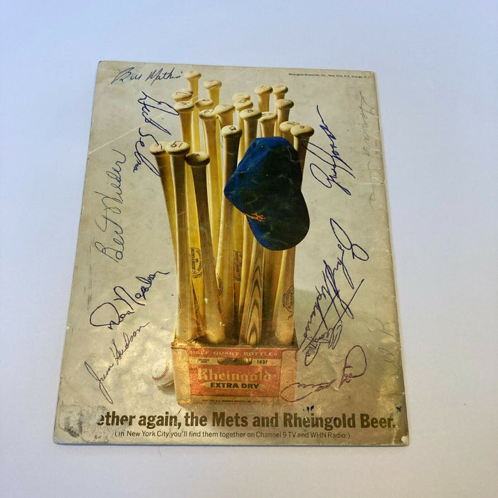 1965 New York Mets Multi Signed Vintage Yearbook