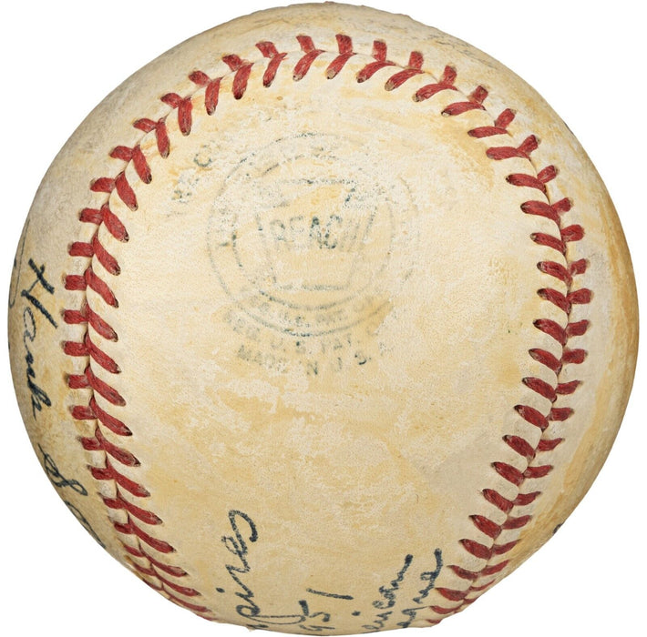 Eddie Gaedel August 19, 1951 At Bat Umpires Signed Game Used Baseball Beckett