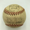 Beautiful Satchel Paige & Warren Giles Signed Baseball JSA Displays As Single