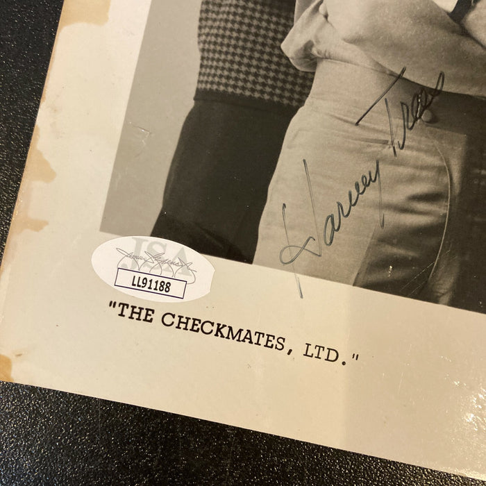 Checkmates Ltd. Band Signed Autographed Vintage Photo 5 Sigs With JSA COA