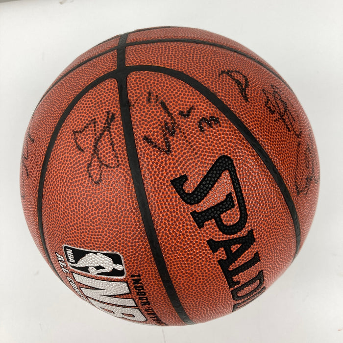Lebron James First NBA Finals 2006-07 Cleveland Cavaliers Signed Basketball PSA