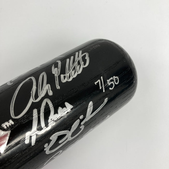 2009 New York Yankees World Series Champs Team Signed Bat #7/50 Steiner COA