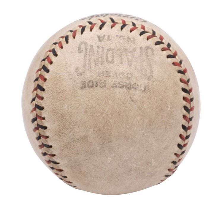Walter Johnson Signed 1920's Baseball With Beckett COA
