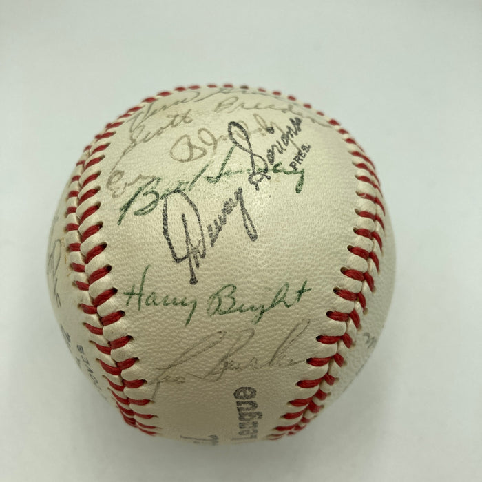 1965 Salt Lake Bears Team Signed Baseball Stan Hack Bobby Cox PSA DNA COA