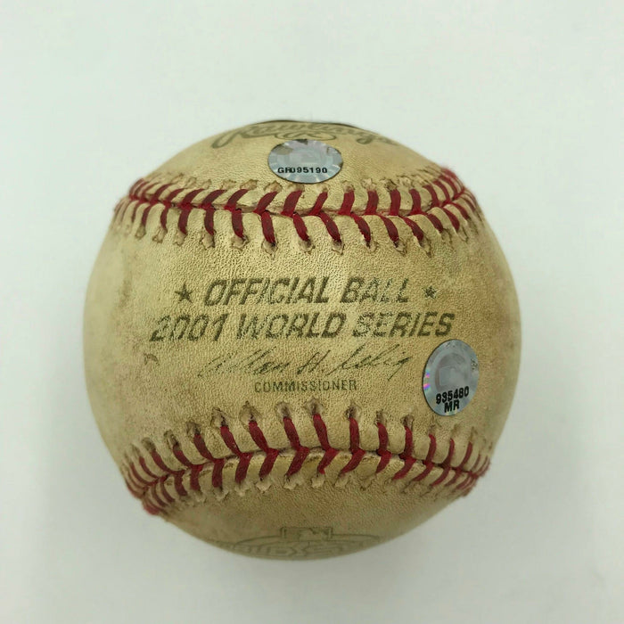 2001 World Series Game 1 Game Used Baseball Signed By Curt Schilling Steiner COA