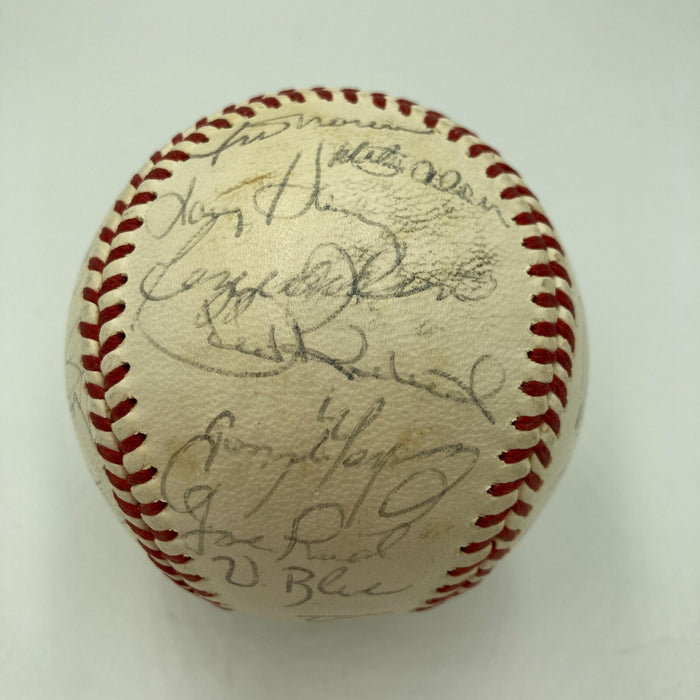 1972 Oakland A's Athletics World Series Champs Team Signed Baseball JSA COA