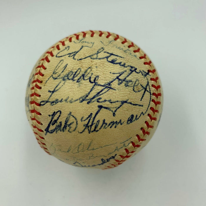 Earliest Known Billy Martin 1947 Oakland Oaks Team Signed Baseball JSA COA