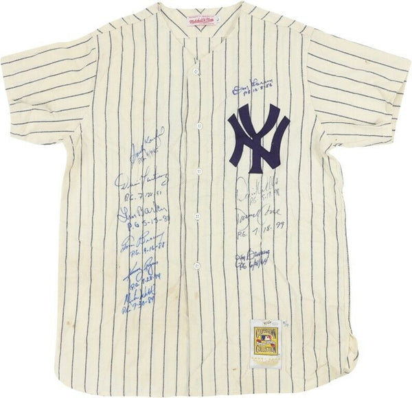 Rare Perfect Game Pitchers Signed Jersey 10 Sigs With Sandy Koufax JSA COA