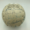 Mickey Mantle Joe Dimaggio Willie Mays Hall Of Fame Multi Signed Baseball JSA