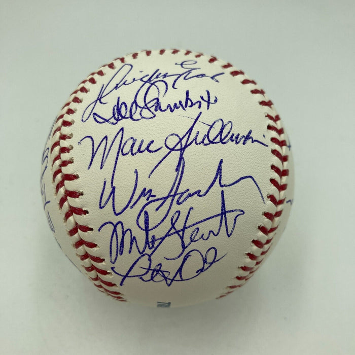 1986 Boston Red Sox AL Champs Team Signed Major League Baseball JSA COA