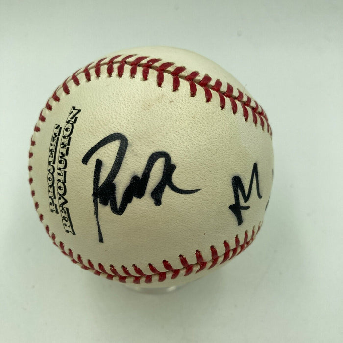 Linkin Park Band Signed Baseball 6 Signatures With Chester Bennington JSA COA