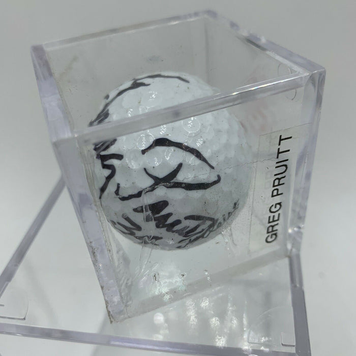 Greg Pruitt  Signed Autographed Golf Ball PGA With JSA COA