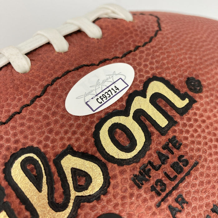 Dan Marino "1st NFL Touchdown 400th NFL TD" Signed Inscribed Football JSA COA