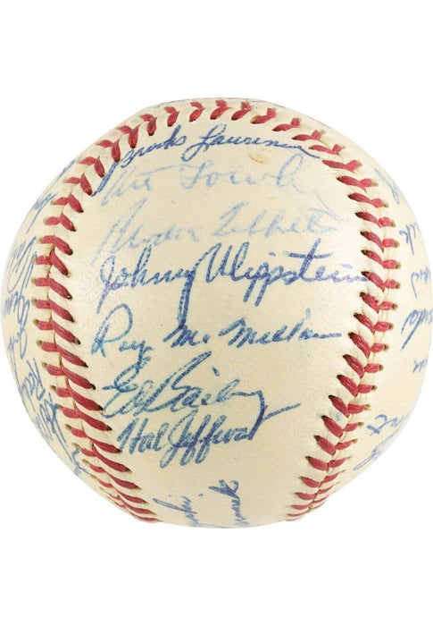 The Finest 1957 Cincinnati Reds Team Signed Baseball PSA DNA Frank Robinson