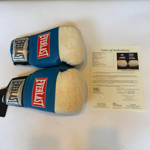 Shawn Porter Signed Fight Worn Boxing Gloves (2) With JSA COA