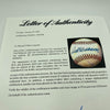 Ted Williams & Carl Yastrzemski Signed Vintage American League Baseball PSA DNA