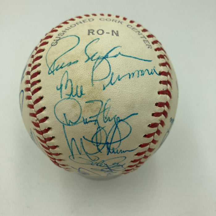 Beautiful 1977 Cincinnati Reds Team Signed NL Baseball Big Red Machine JSA