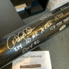 Derek Jeter Signed Heavily Inscribed 1996 Rookie Of The Year Game Used Bat PSA