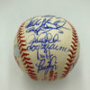 1998 New York Yankees World Series Champs Team Signed Baseball Jeter JSA COA