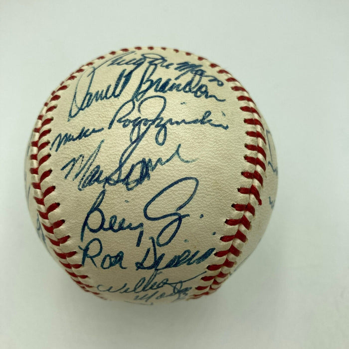 Beautiful 1973 Philadelphia Phillies Team Signed Baseball Mike Schmidt JSA COA