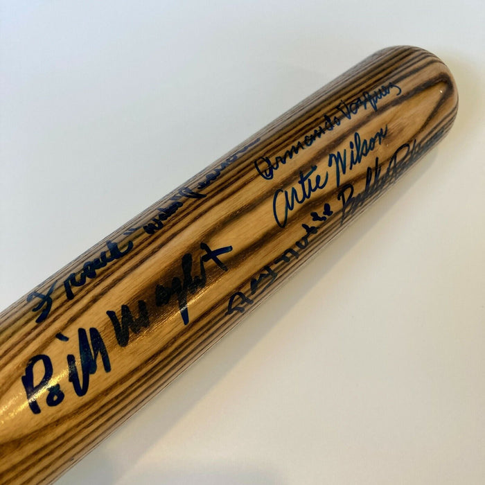 Negro League Legends Multi Signed Baseball Bat Double Duty Radcliffe JSA COA