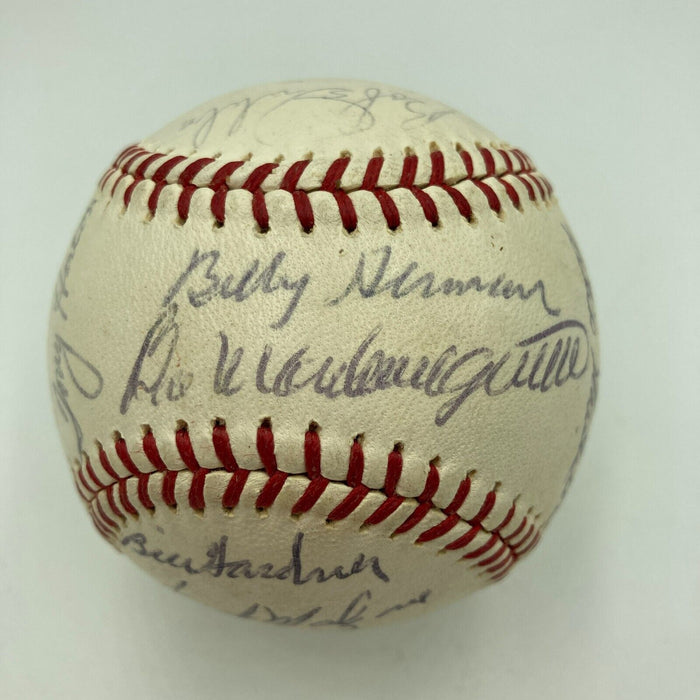 1965 Boston Red Sox Team Signed American League Baseball Beckett COA