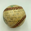1954 Dodgers VS A's Hall Of Fame Game Team Signed Baseball Chief Bender JSA COA