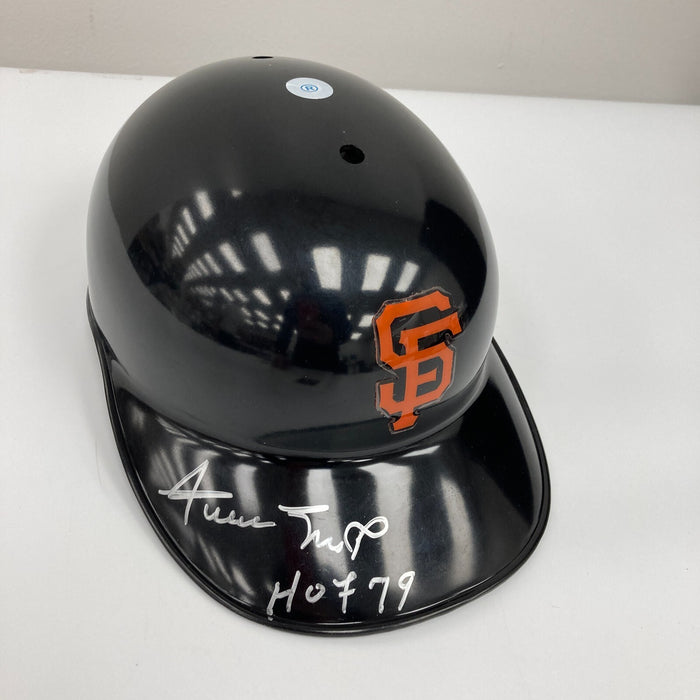 Willie Mays HOF 1979 Signed Authentic San Francisco Game Giants Helmet JSA COA