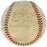 1941 Yankees & Dodgers Team Signed World Series Game Used Baseball Beckett COA