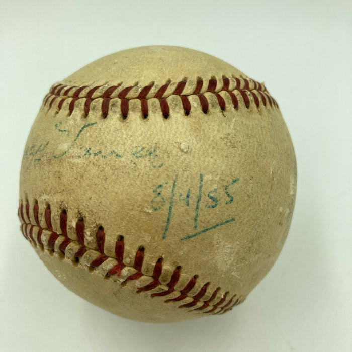 Dazzy Vance Single Signed 1950's National League Baseball With JSA COA