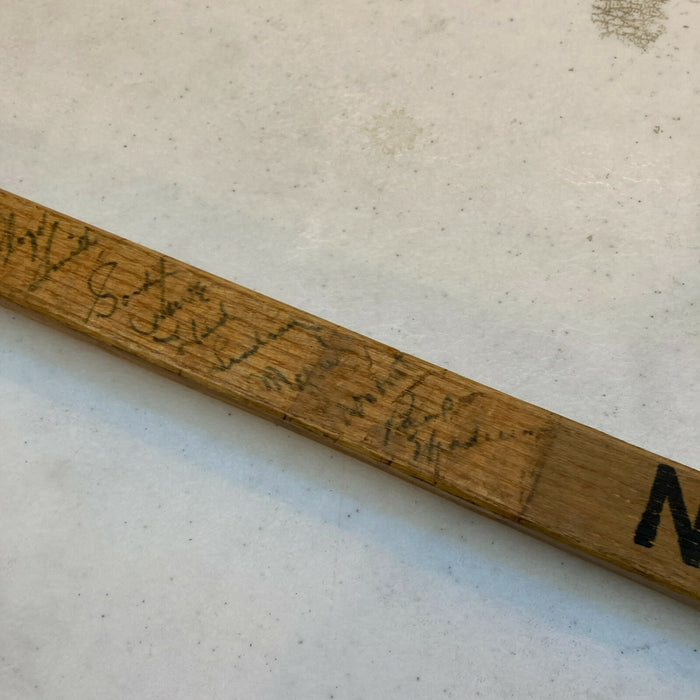 1964-65 Detroit Red Wings Team-Signed Paul Henderson Game Used Stick JSA COA