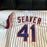 Tom Seaver Signed Authentic Game Issued 1990 New York Mets Jersey Auto JSA COA