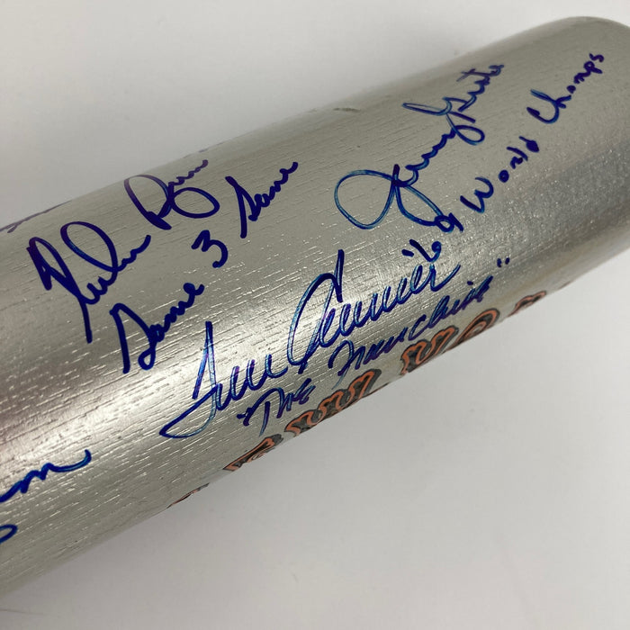 1969 New York Mets World Series Champs Team Signed Bat Nolan Ryan Tom Seaver JSA