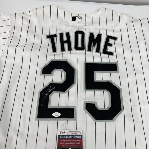 Jim Thome Signed 2005 Chicago White Sox World Series Majestic Jersey JSA COA