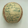 Beautiful Jackie Robinson 1952 All Star Game Team Signed Baseball JSA COA